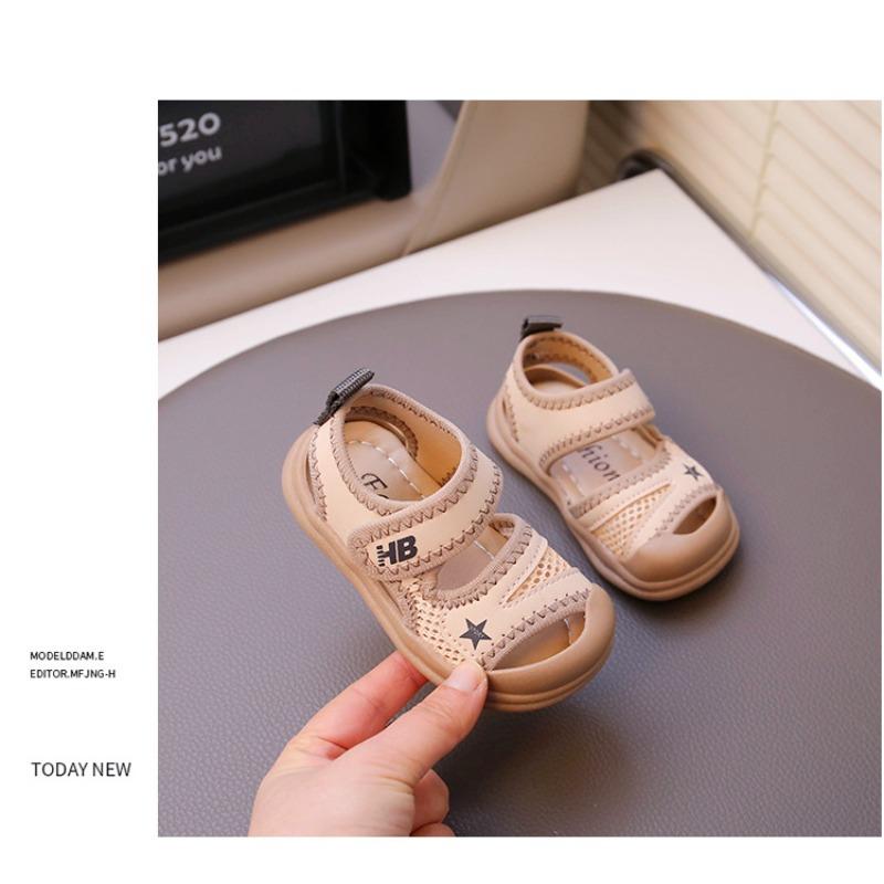 Baby sandals breathable 1-2 1-3 years old summer foot-wrapped toddler shoes infant children shoes girls and boys beach shoes