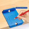Hinge Punching Positioning Ruler Template Woodworking Hinge Installation Auxiliary Tool Hinge Drilling Locator Cabinet Door