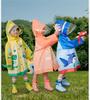 Kids Raincoat for Rainwear for Dinosaur Animal Elementary School Student Rain Storage Pouch Rainy Season Kindergarten L [VIISEN] Girls, Children's