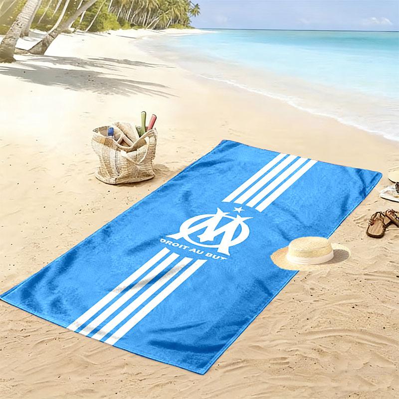 l'OM Logo Print Beach Towel, Large Soft Quick Dry Towel for Beach Camping Swimming