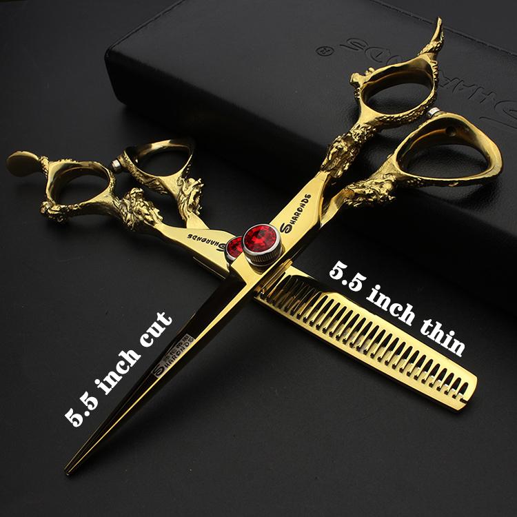 5.5/6/6.5/7/7.5/8/9 Inch Professional Hairdressing Scissors Barbershop Hair Cutting Shears Barber Thinning Japan Hair Scissors
