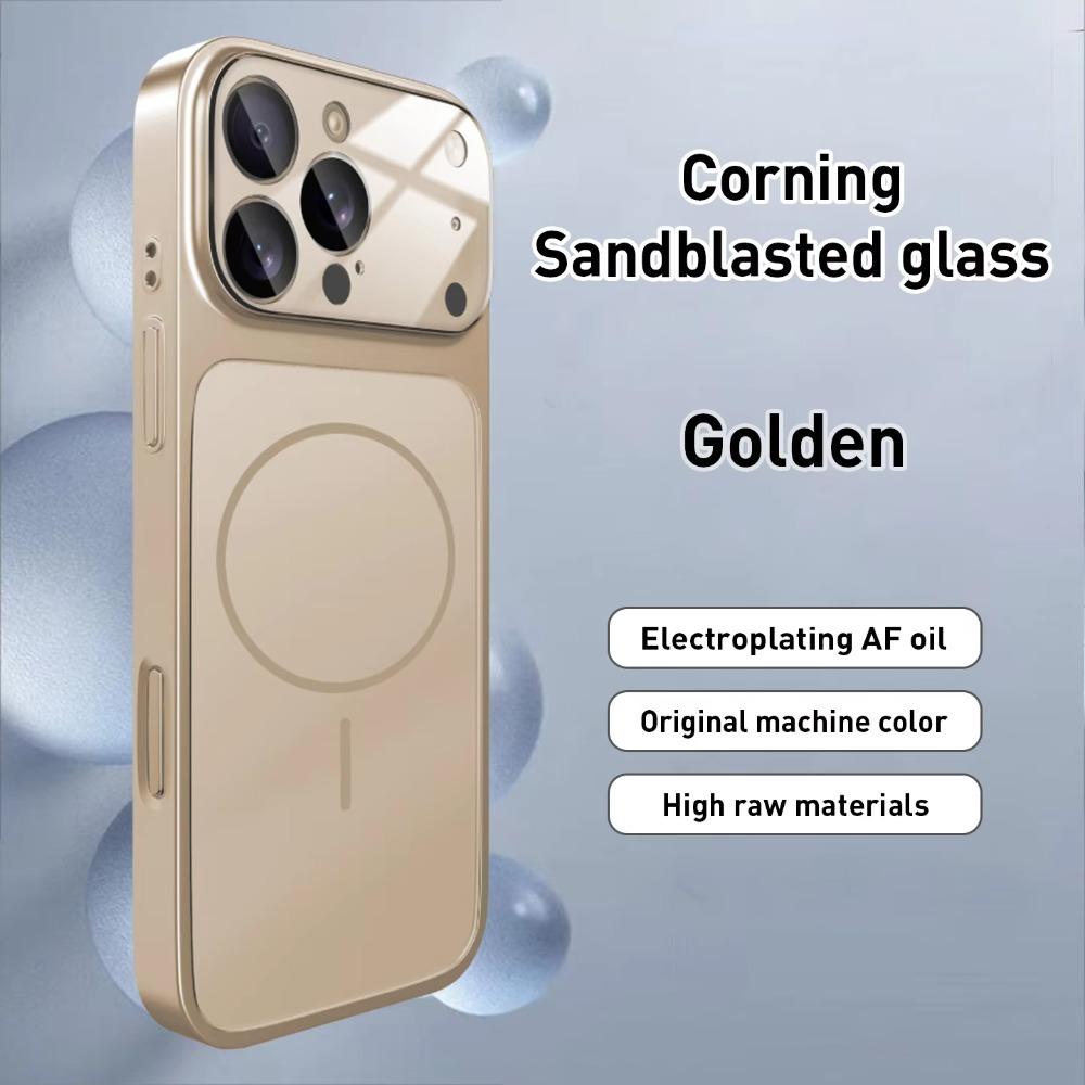 

Original Nano AG Tempered Glass Matte Magnetic Case For iPhone 17 Pro Max Air 16 Plus 15 14 13 12 11 Phone For Magsafe Cover iPhone 11 Pro