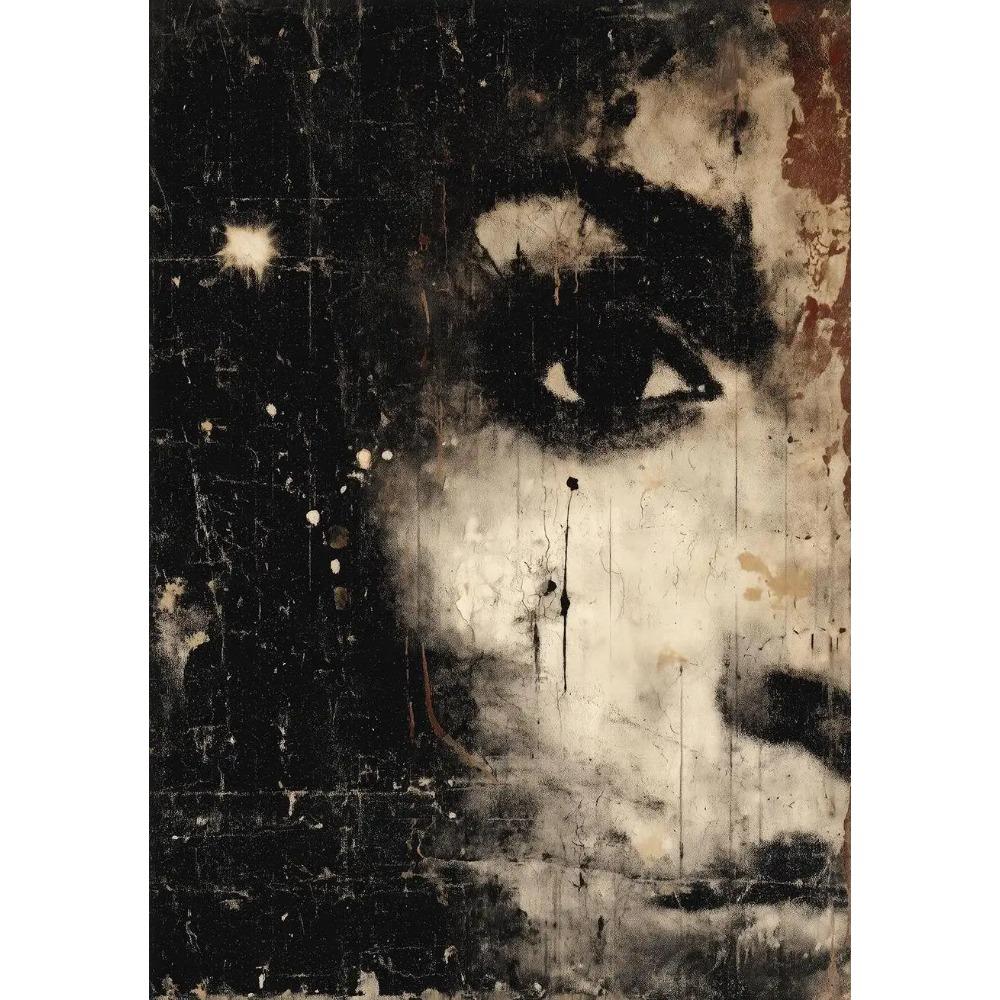 Nastrojowe Gotyckie Śpiący Nietoperz Anioł Plakaty Kwiat Stokrotki Klepsydra Kozie Nadruki Obraz na Płótnie Obrazy Ścienne Wystrój Domu Salonu