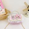 Adorable Princess Pearl Handbag For Girls With Cute Lace And Design Bow
