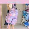Spotted Fashion Colored Cherry Pattern Student Backpack For High School Use