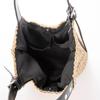 Kash Kash Hand-Knitted Tote Bag with Dot Embroidered Handles, 10-00-02770, Women's, Black