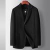 Men's Woolen Suit Autumn and Winter Wool Business Single West Unloading White Goose Down Liner Double-sided Woolen Thermal Jacket