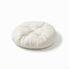 Woven Cat Bed with Cushion Round Wicker Basket Pillow Washable Pet for