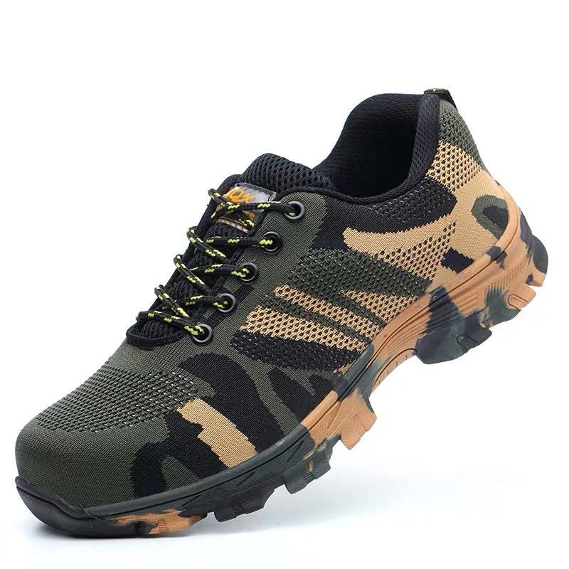 

Обувь для страхования труда, мужская, противоударная, противоскользящая, дышащая и износостойкая, стальная защитная обувь Baotou 48