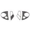 For Nissan Juke/Infiniti ESQ 2011- Soft Carbon Fiber Car Steering Wheel Button Decoration Frame Trim Interior Accessories