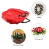 Weihnachtskranz Aufbewahrungstasche Staubdicht Rot Feiertagskranz Behälter