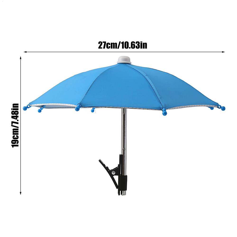 Phone Umbrella Sun Mobile Phone Clip on Sun Visor Glare Blocking Cellphone Accessories Lightweight Travel Supplies for Outdoor