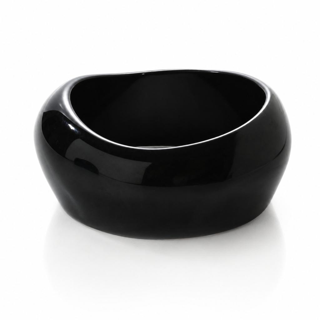 New wide version irregular resin bracelet female niche design smudging Japanese and Korean retro minimalist jewelry
