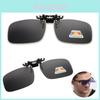 Óculos de Sol Polarizados Clip-on Flip-up Para Homens e Mulheres, Lente TAC, Proteção UV400