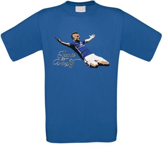 Jamie Vardy Leicester England Soccer T-Shirt All Sizes XXXL