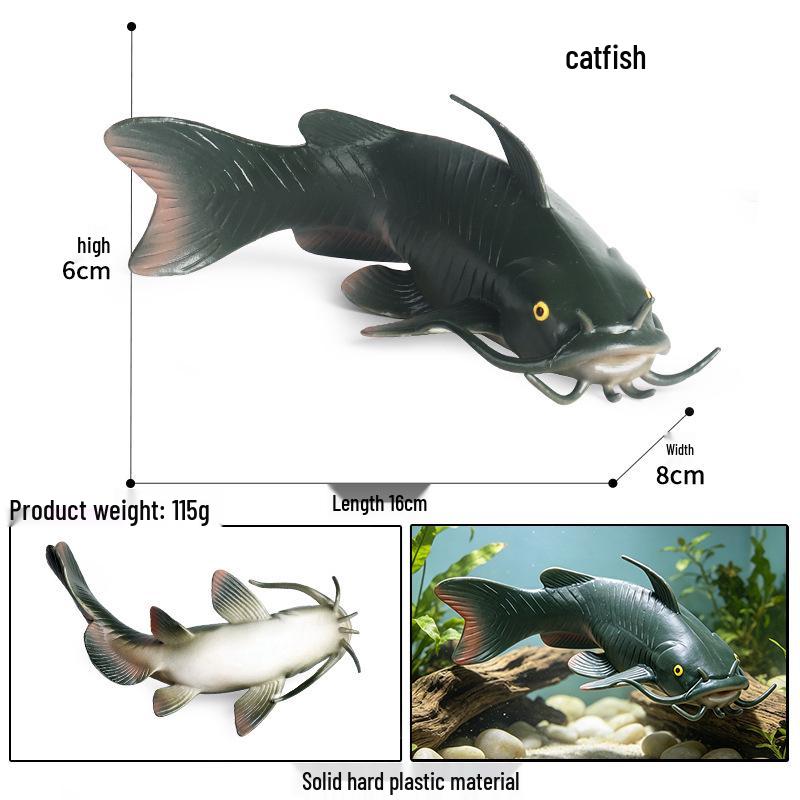 Ocean Wildlife Simulation Toy Set: Sea Turtle, Shark, Whale, Sea Lion, Tiger Shark, Manta Ray, Seal, Grouper.