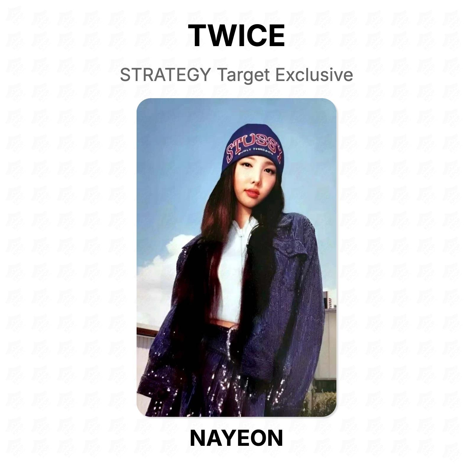 TWICE STRATEGY Target Exclusive Official Photocard NAYEON