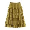 Francuska Retro Warstwowa Spódnica Midi - Letni Design Mody