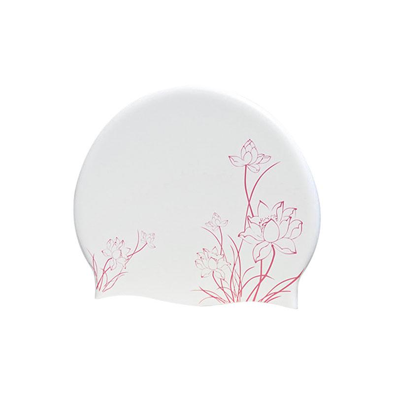 

Шапочка для плавания силиконовая шапочка для плавания для женщин и девочек милые шапочки для плавания аксессуары для длинных волос с цветочным принтом
