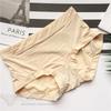 9908 Mid-Waist Ice Silk Women's Underwear - Solid Colors