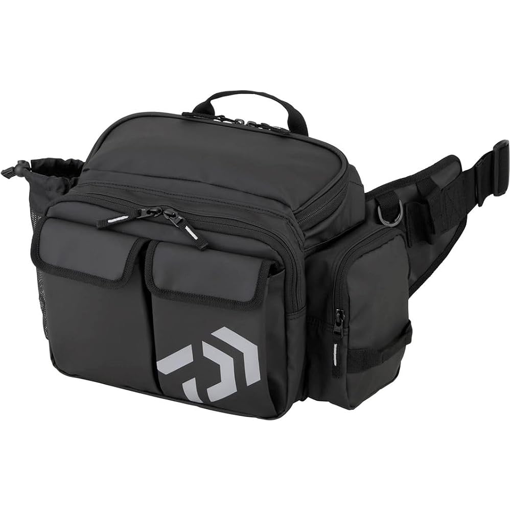 Daiwa Hip Bag D Black P Durable Lightweight Design Outdoor Accessory