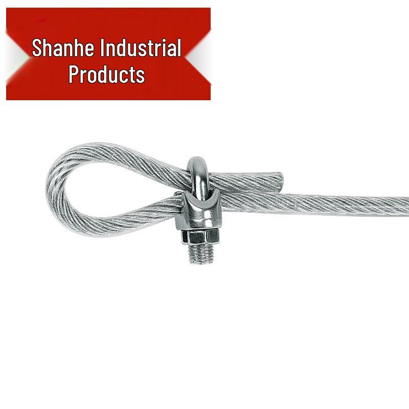 304 Stainless Steel U-shaped Wire Rope Clamp M4
