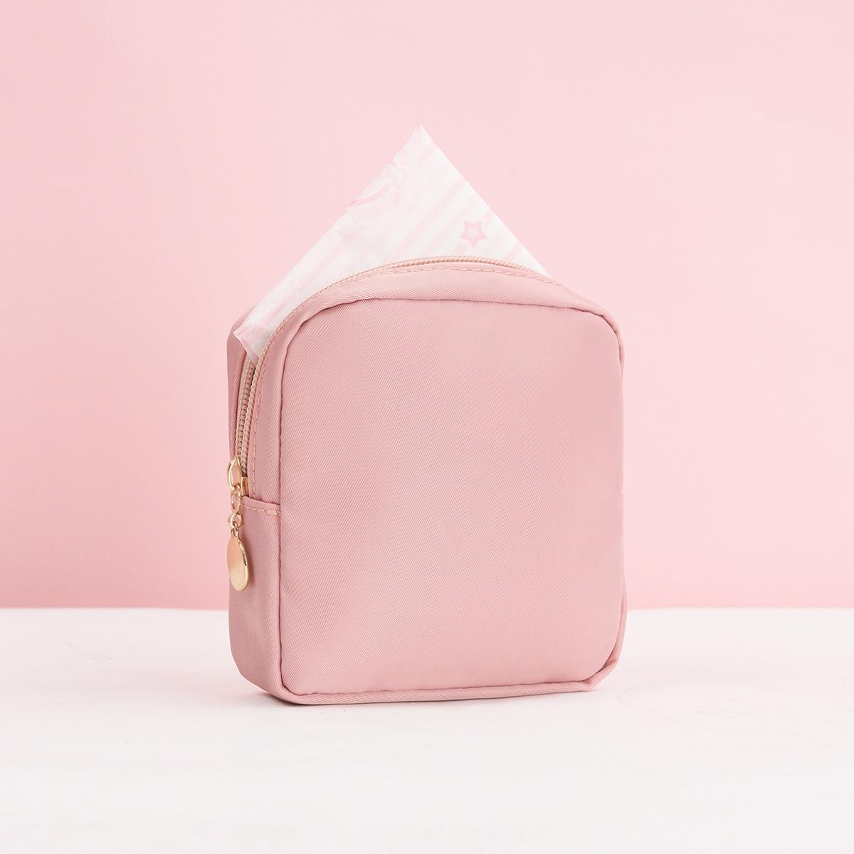 Sanitary napkin storage bag, aunt napkin portable storage bag, large capacity sanitary napkin, menstrual small bag, aunt napkin розовый