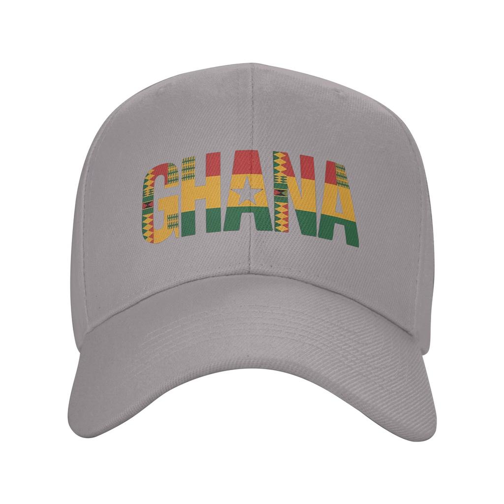 Ghana Flag Ghanian Kente Casual Baseball Cap Summer Trucker Hat Adjustable Tennis Skate Snapback Cap FeUnisex Unisex Baseball Caps