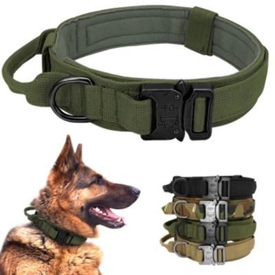 2025 NewPractical Dogs Collar Adjustable Duarable Nylon German Shepard For Medium Large Walking Training Pets Accessories