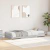Bed Frame with Headboard Grey Sonoma 75 x 190 cm Engineered Wood