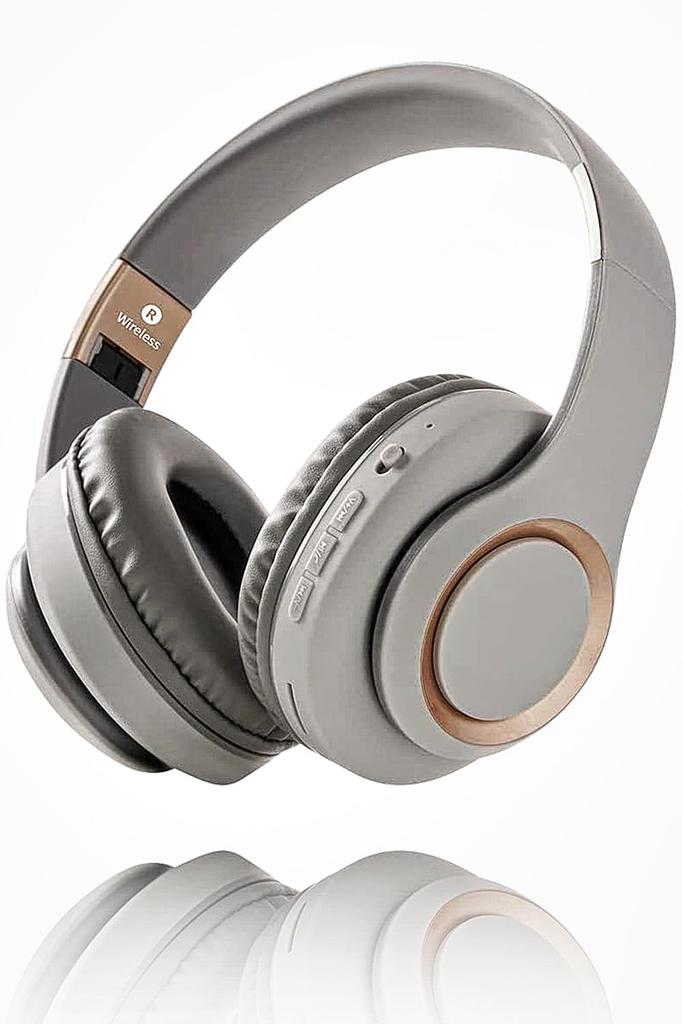 Wireless Bluetooth Low Lightweight and 40mm HD Driver Instructions for Web and Zoom Calls 5.3 Over-Ear Headphones, Latency, Closed-Back Design,