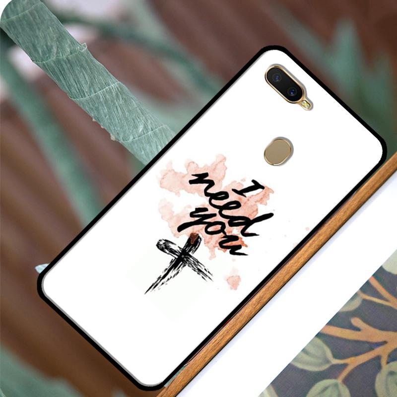 Bible Verse Quotes Case For OPPO A83 A91 A93 A1K A15 A3S A54 A74 A94 A5 A9 A31 A53 A52 A72 A53S Back Cover
