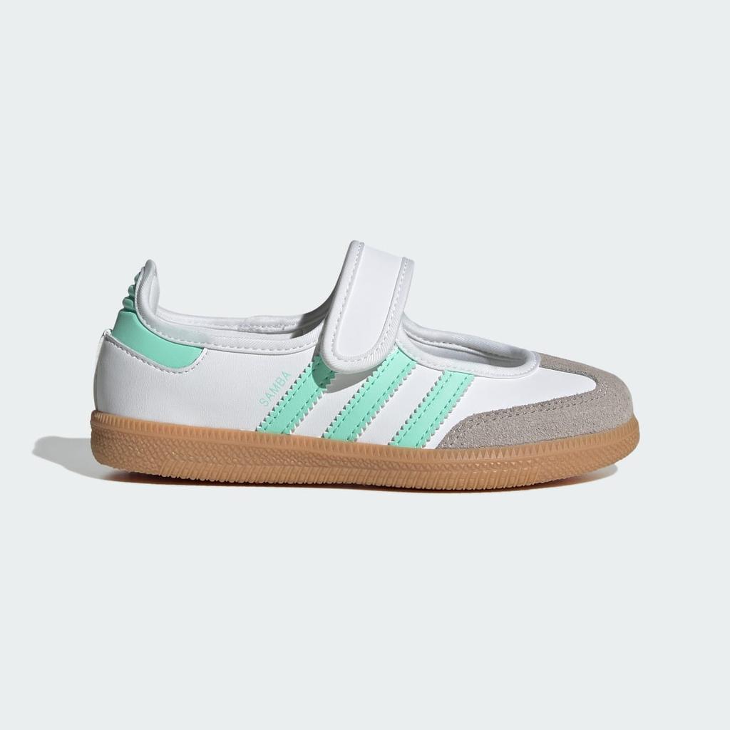 adidas SAMBA JANE C JP9540 Kids' Originals Sneakers Cloud White / Easy Green / Gum