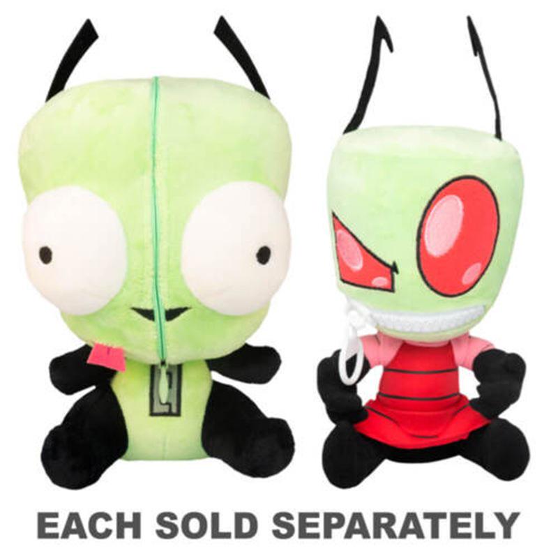 Invadator Zim Zippermouth Transfrontalier: Jucărie de pluș de colecție de 8 inch