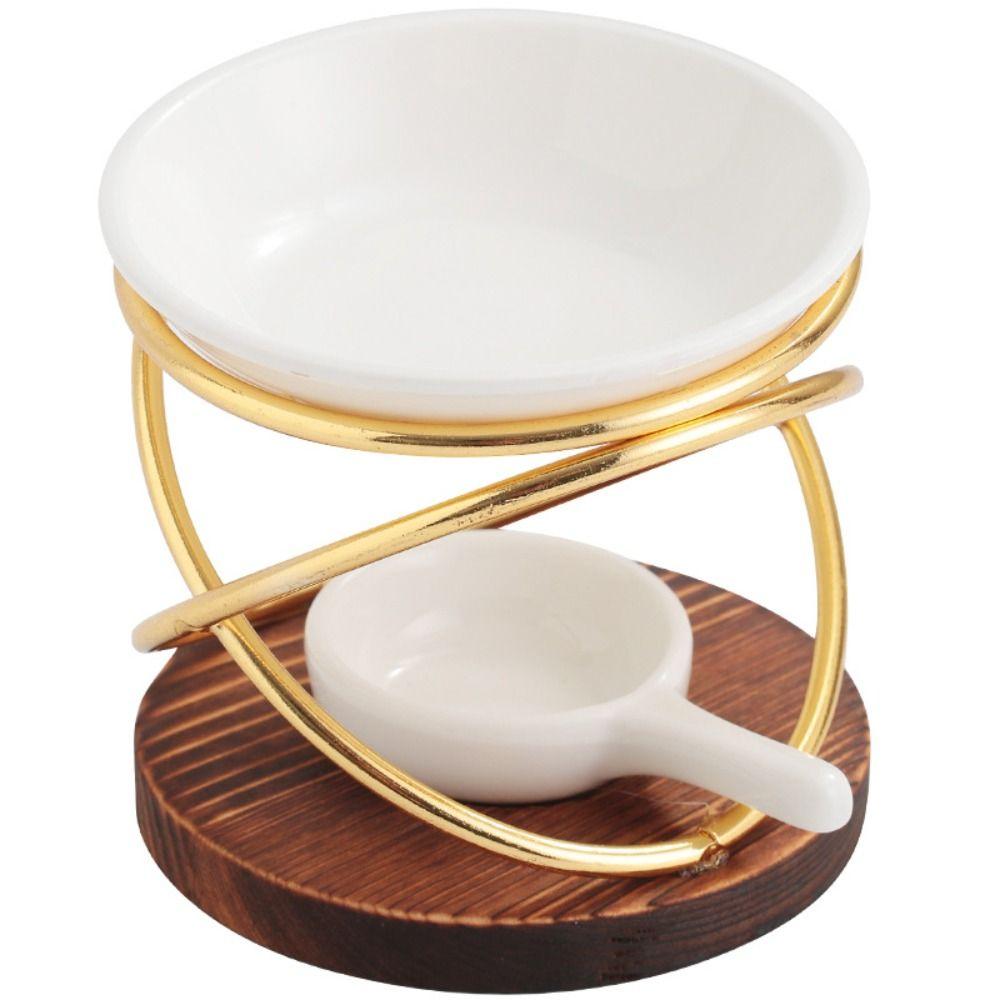 Metal Aromatherapy Stove Ceramics Wax Melt Warmer Home Decoration Oil Burners  Home Use