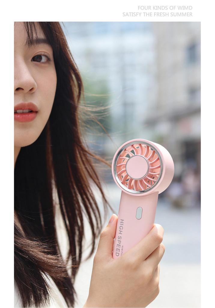 High-Speed Portable USB Rechargeable Mini Fan