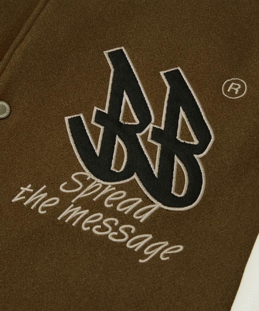 Brownbreath Bb Varsity Jacket - Brown