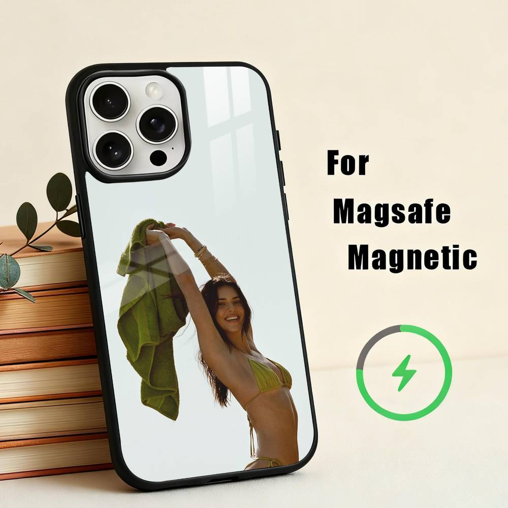 Model K-Kendall Nicole J-Jenner  Phone Case For iPhone17,16,15,14,13,12,11 Plus,Pro Max Magnetic For Magsafe Wireless Charging