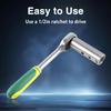 Upgraded Stainless Steel Trailer Jack Electric Drill Adapter With A 1/2 In Socket Adapter Bit Compatible With 1 Inch Jack Drive Shaft