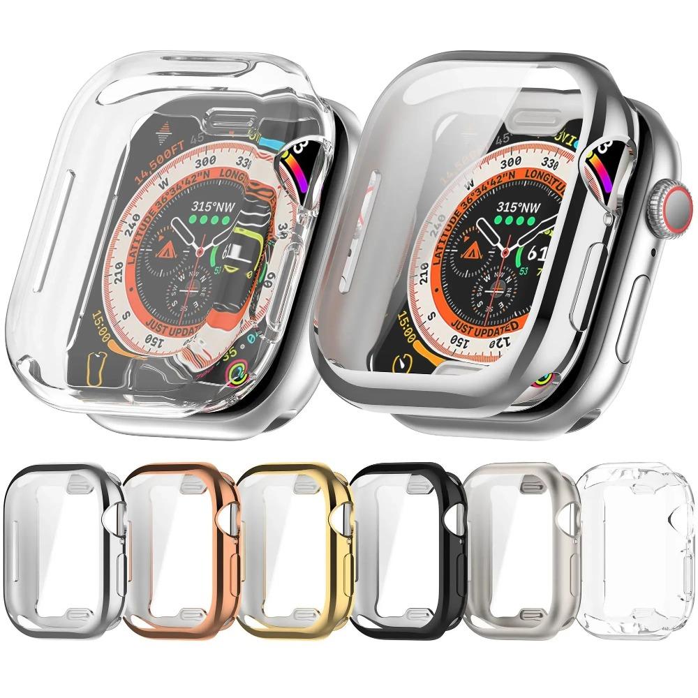 Full Protective Case Cover For Apple watch 10 46mm 42mm SmartWatch Screen Protector for Apple 10 42mm Accessories Frame Case TPU