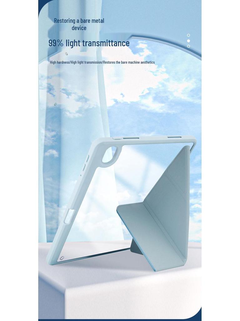 2022 OPPOpad 10.3-inch Acrylic Drop-proof Tri-fold Tablet Case