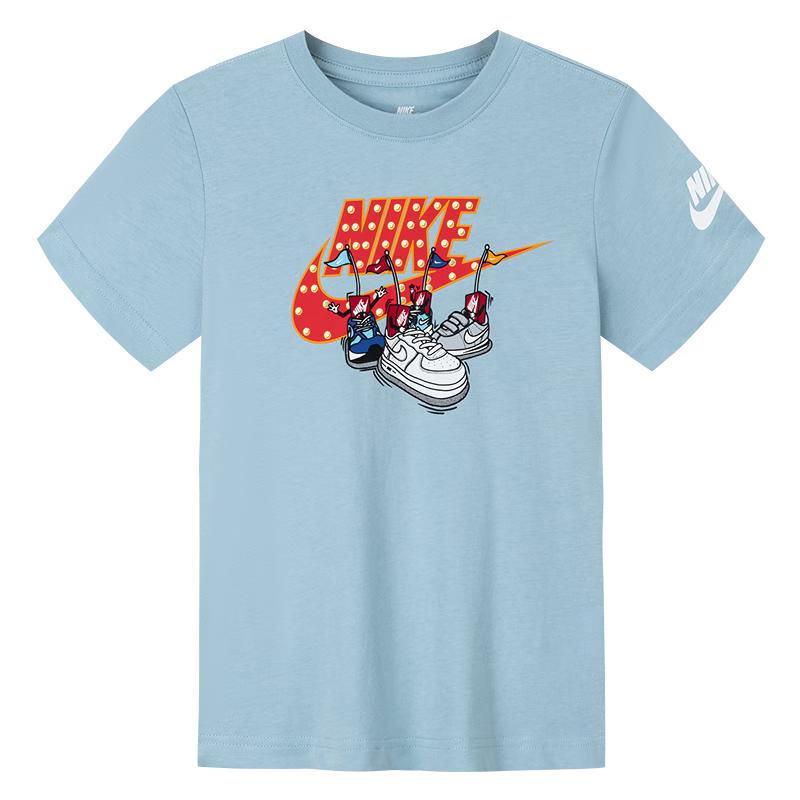 Nike Boys  Summer Cotton Logo T-Shirt 120/60