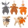 Cute Forest Animal Dog Toys Plush Squeaky Toy, Fox/Rabbit/Bear Shape, Durable Bite-Resistant Interactive Toy Training for Small Medium Dogs