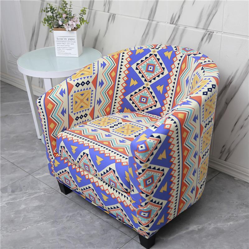 Stretch Single Sofa Slipcover Sofa Couch Cover Armchairs Chair Covers for Bar Counter with Seat Covers Funda De Sofá Individual