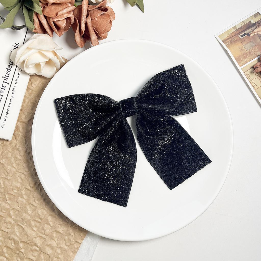 Fashionable Retro Sequin Bow Hair Clip For Women