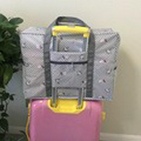 Foldable Waterproof Travel Storage Bag - Large Capacity Portable Luggage Organizer