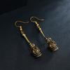 Fashionable Skull Bracelet Ring Earrings Handmade Jewellery Set Unisex Jewelry Fashion Accessories for Women and Men