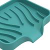 Soap Dishes Soap Box Organizer Plate Tray with Drain Anti Skid Silicone Soap