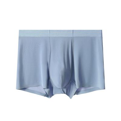 1 Stück Eis-Seide Weltraumkapsel Unterwäsche Herren-Fach Einfarbig Sommer Atmungsaktiv Ultra-Dünn Boxershorts Hombre