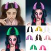 1 Pair Horn-Shaped Hair Clips Hairpin Halloween Hair Clips Devil Hair Barrettes Hair Accessories for Cosplay Party